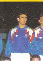 Team Photo France samolepka Semic EM 92 #51